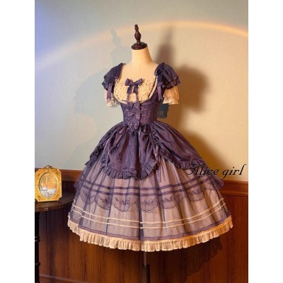 Alice Girl Yesterday Morning Fog JSK(4th Pre-Order/3 Colours/Full Payment Without Shipping)